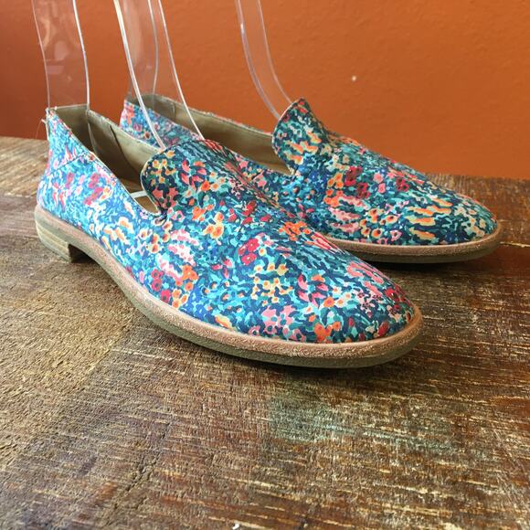 Sperry Womens Seaport Levy Loafer Flats Liberty Print Floral Slip on Womens 6.5 - Picture 2 of 11